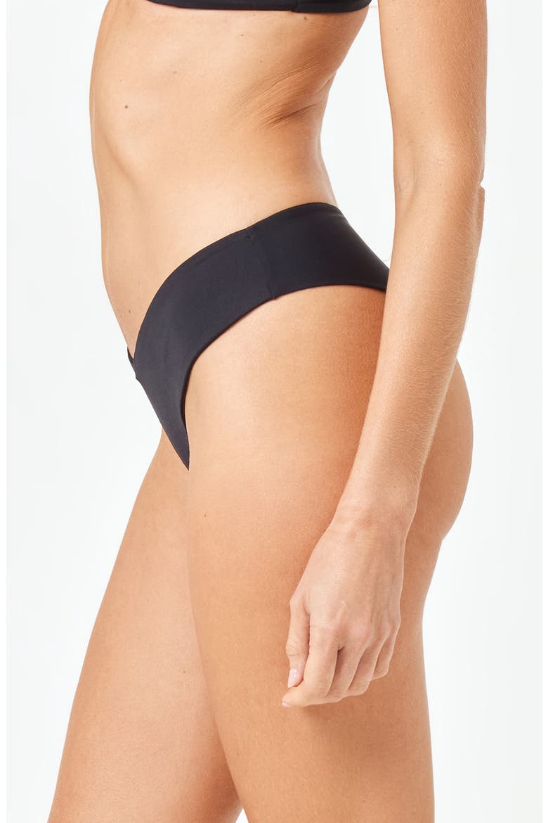Ella Tanga Swim Bottoms, Alternate, color, BLACK