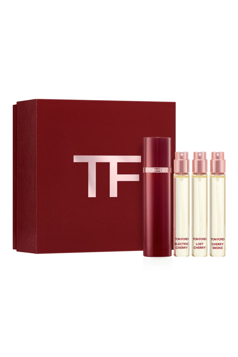 TOM FORD LOST CHERRY ELECTRIC CHERRY セット Private Blend Cherry Fragrances Travel Spray Gift Set & Atomizer