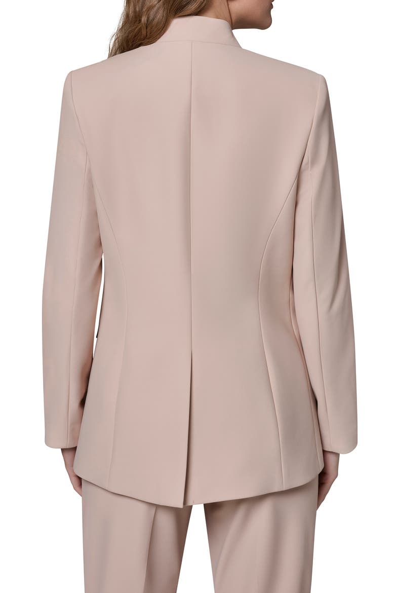 Button Sleeve Blazer, Alternate, color, SNOW PETAL