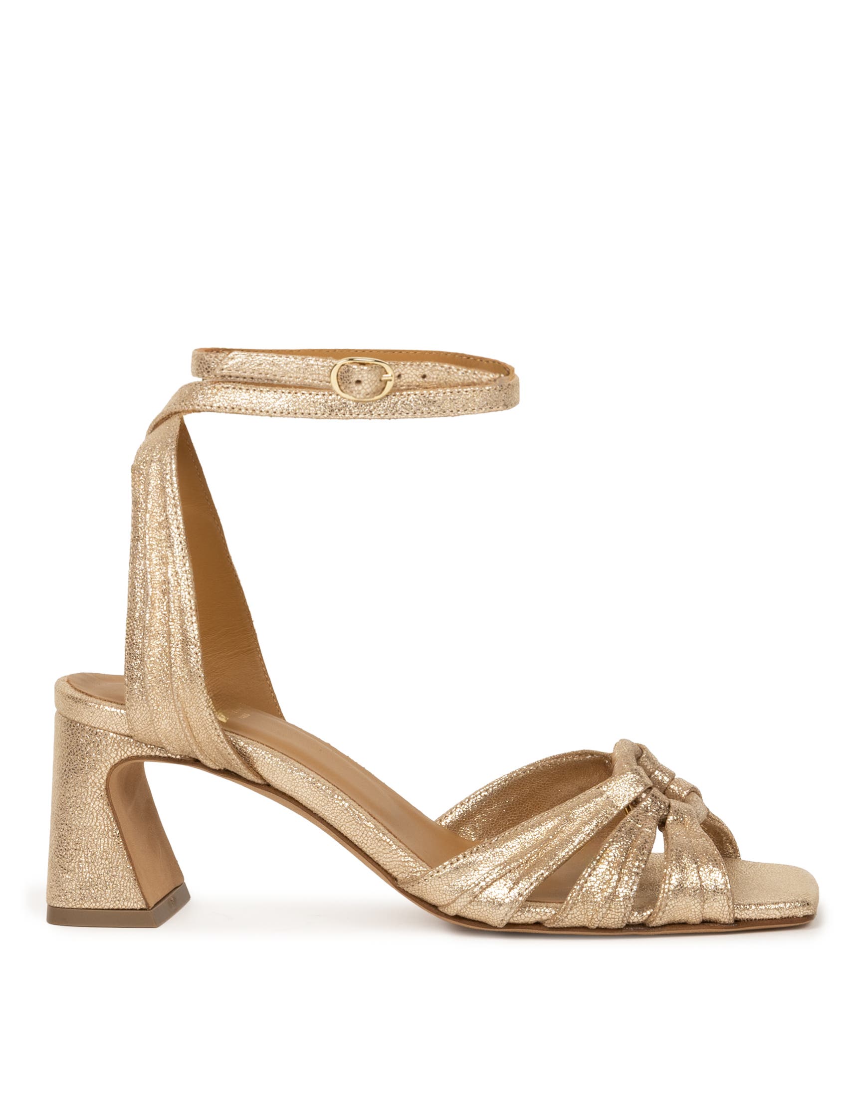 Ornelle Heeled Sandals, Alternate, color, Iridescent Champagne