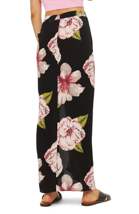 Bold Bloom Maxi Skirt