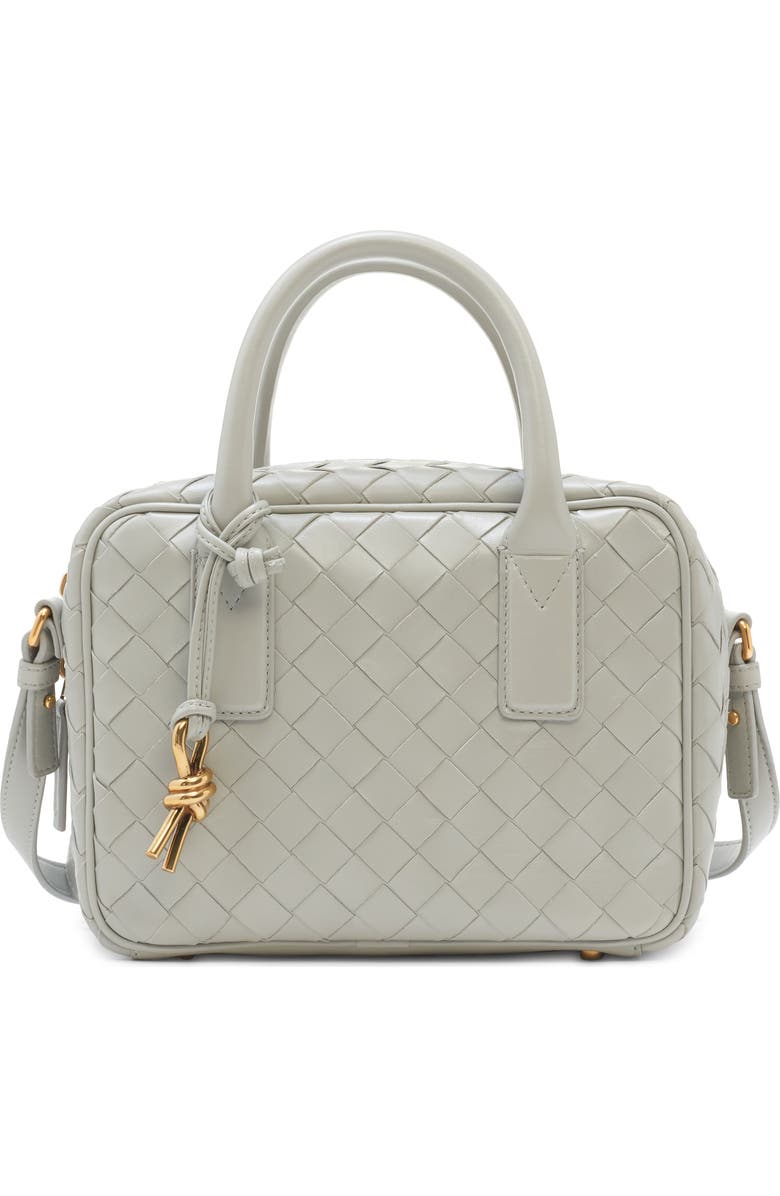 Bottega Veneta Mini Bauletto Intrecciato Lambskin Leather Handbag, Main, color,