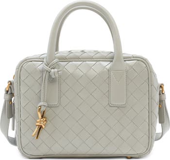 Bottega Veneta Mini Bauletto Intrecciato Lambskin Leather