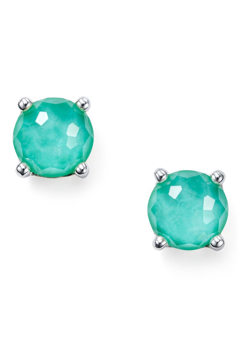 Rock Candy Stud Earrings, Main, color, TURQUOISE