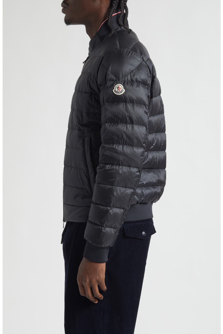 Rigel Quilted Down Jacket, Alternate, color, BLACK