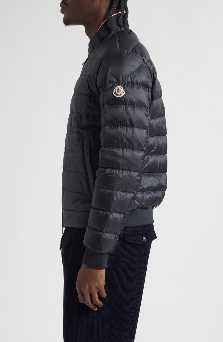 Moncler Rigel Quilted Down Jacket, Alternate, color, Black