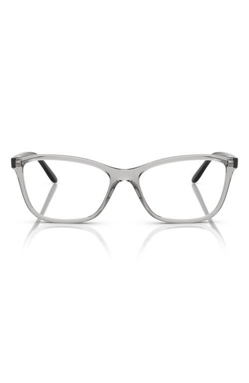 Vogue 54mm Butterfly Optical Glasses In Transparent Grey