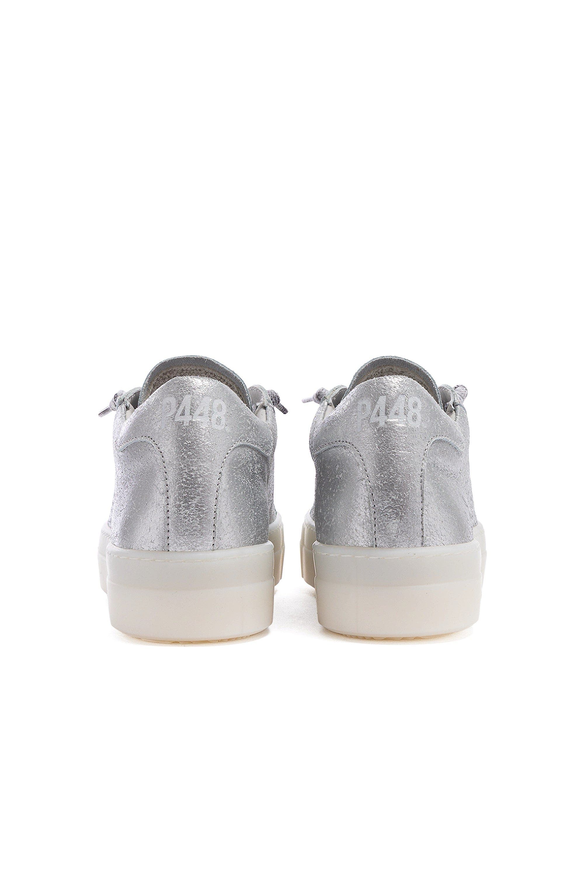 P448 Thea Platform Sneaker, Alternate, color, Matte Silver