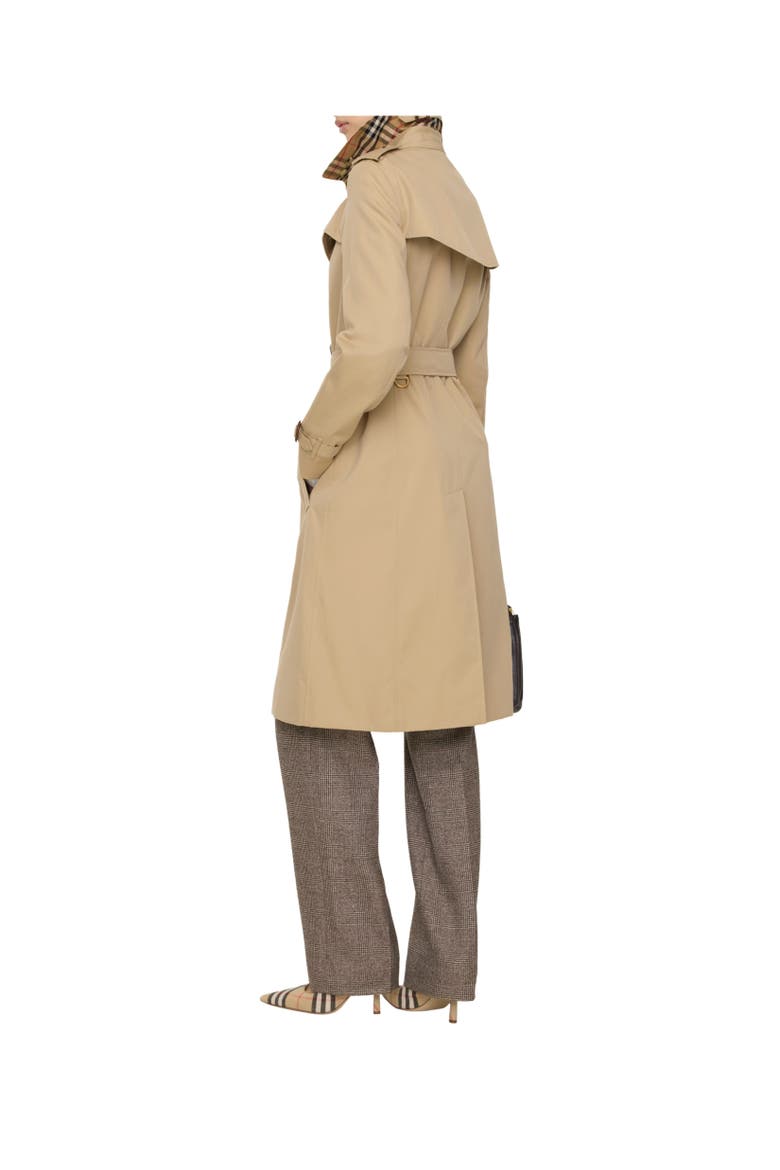 Long Chelsea Heritage Trench Coat, Alternate, color, Honey beige