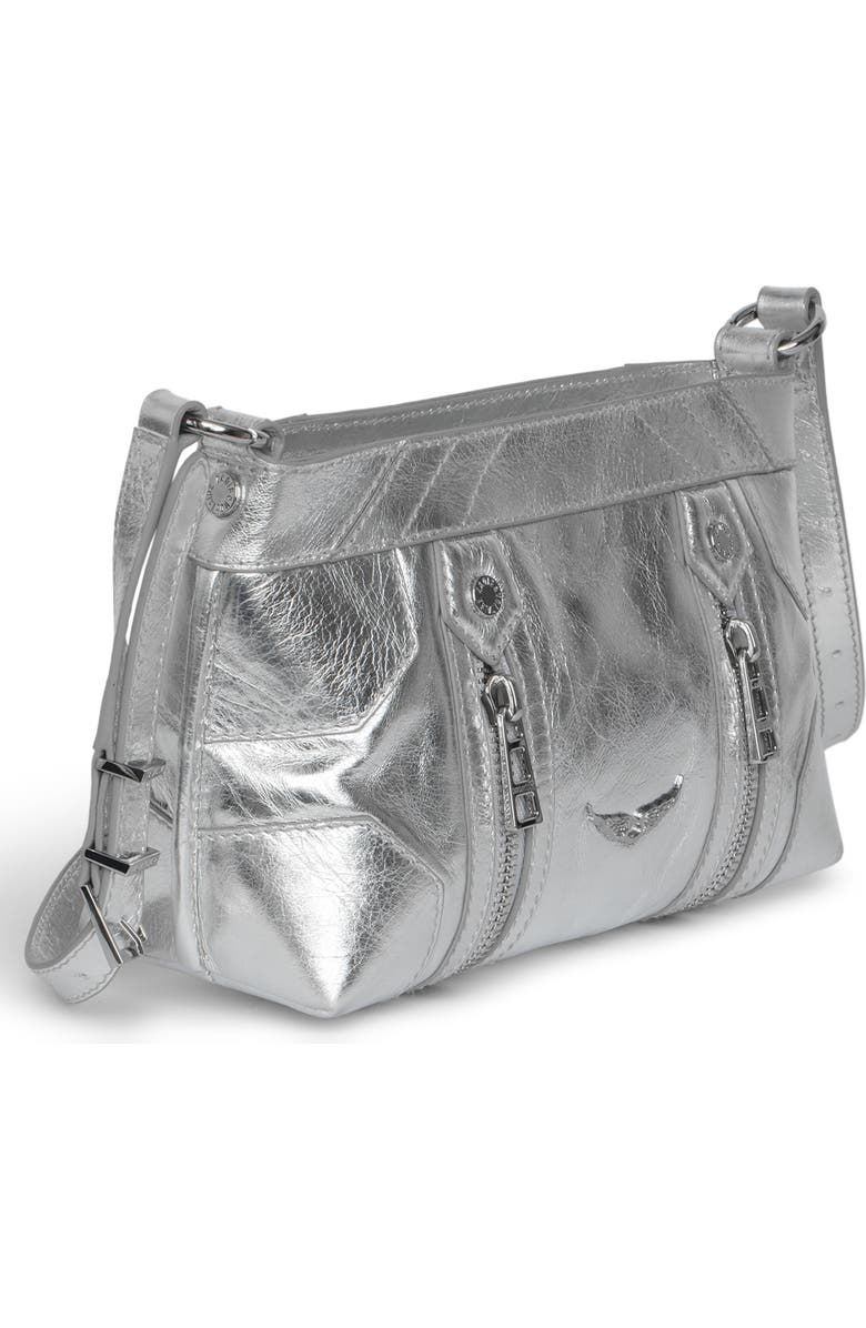 Zadig & Voltaire Sunny Mood Vintage Metal Crossbody Bag, Alternate, color,