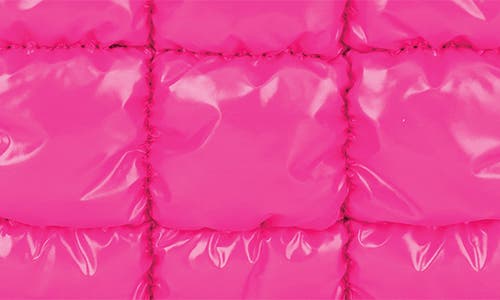 Iscream Kids' Shiny Puffer Cosmetics Case In Brown