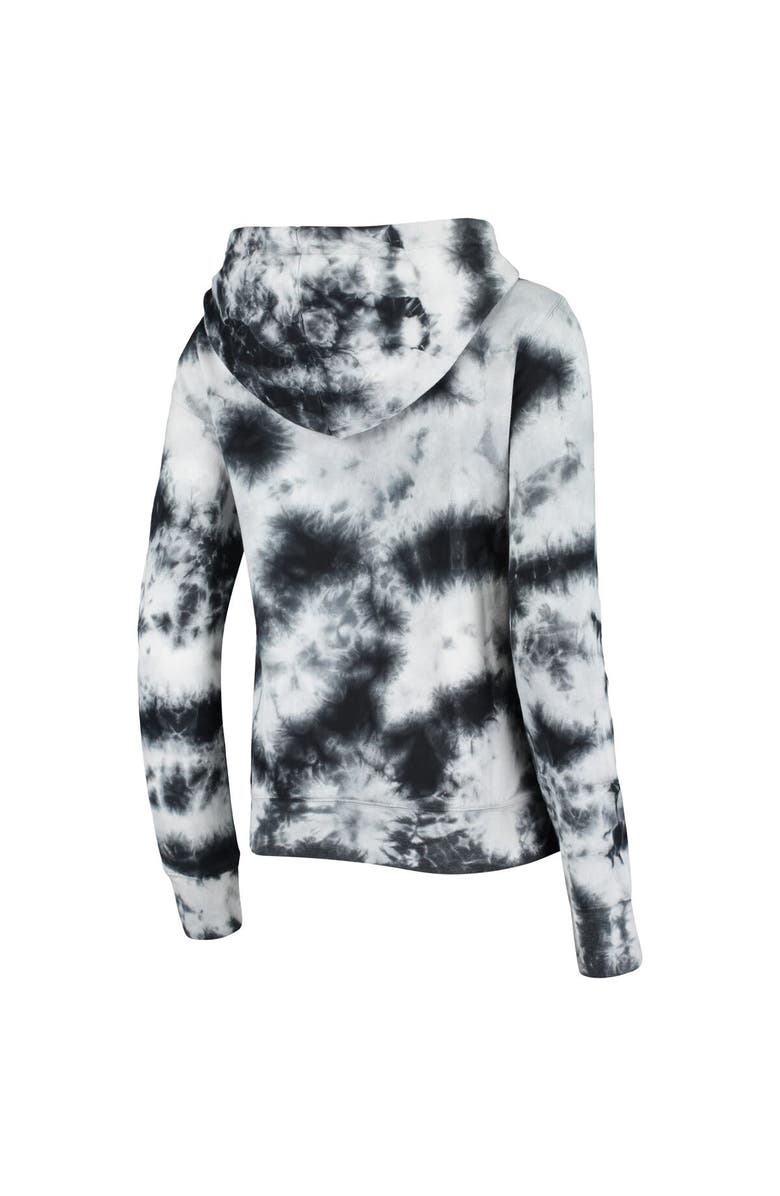 New Era Women's New Era Black Baltimore Ravens Tie Dye Fleece Full-Zip Hoodie, Alternate, color, Black