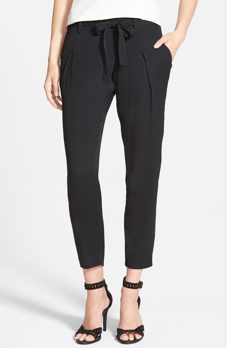 Trouvé Tie Detail Pants, Main, color, 