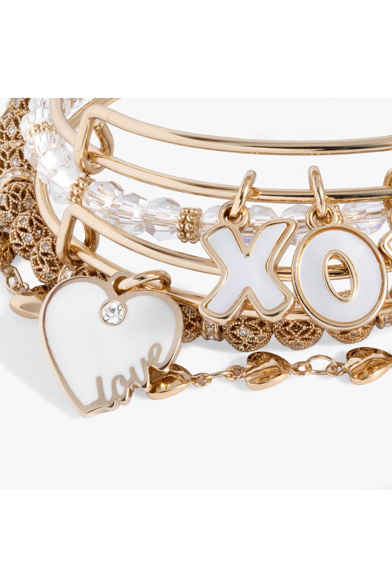 Love Bangle Set of 5, Alternate, color, Gold