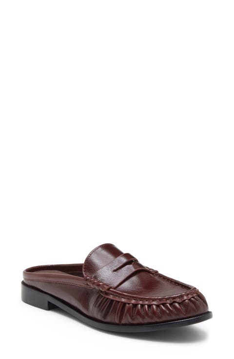 Zoomz Leather Loafer Mule