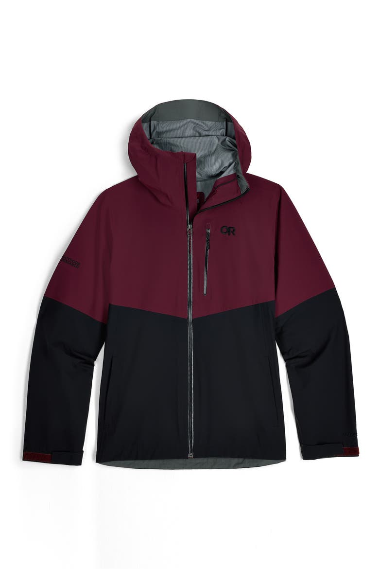 Foray 3L Waterproof Jacket, Alternate, color, WINTERBERRY/ BLACK