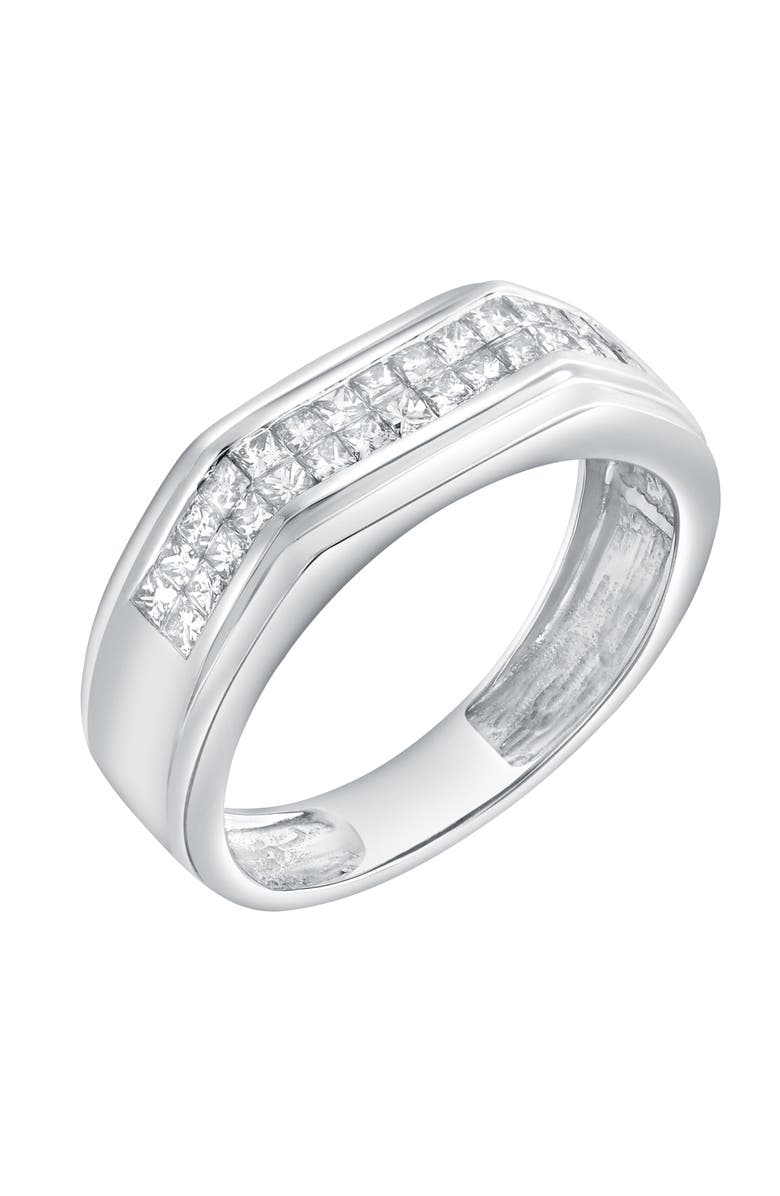 LuvMyJewelry Luvian 0.50 Ct 10K Gold Diamond Band, Alternate, color, 10K White Gold