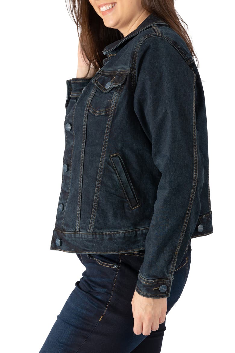 Denim Trucker Jacket, Alternate, color, STEPH
