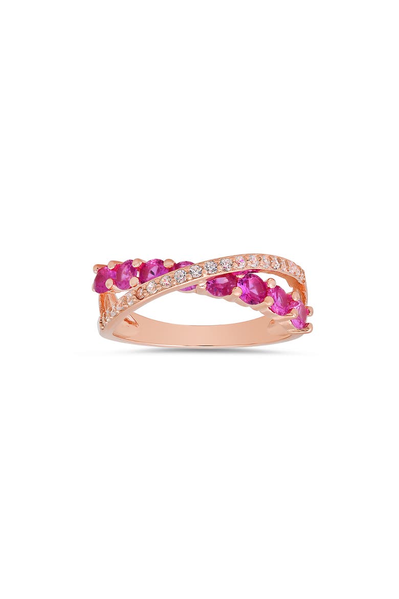 Crossover Ring, Main, color, ROSE GOLD