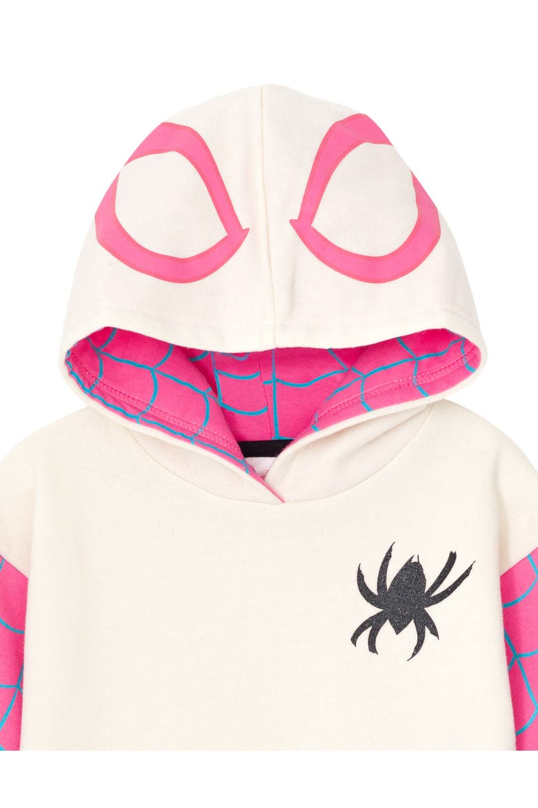 Spider-Verse Cosplay Fleece Hooded Dress, Alternate, color, Ghost Spider Pink