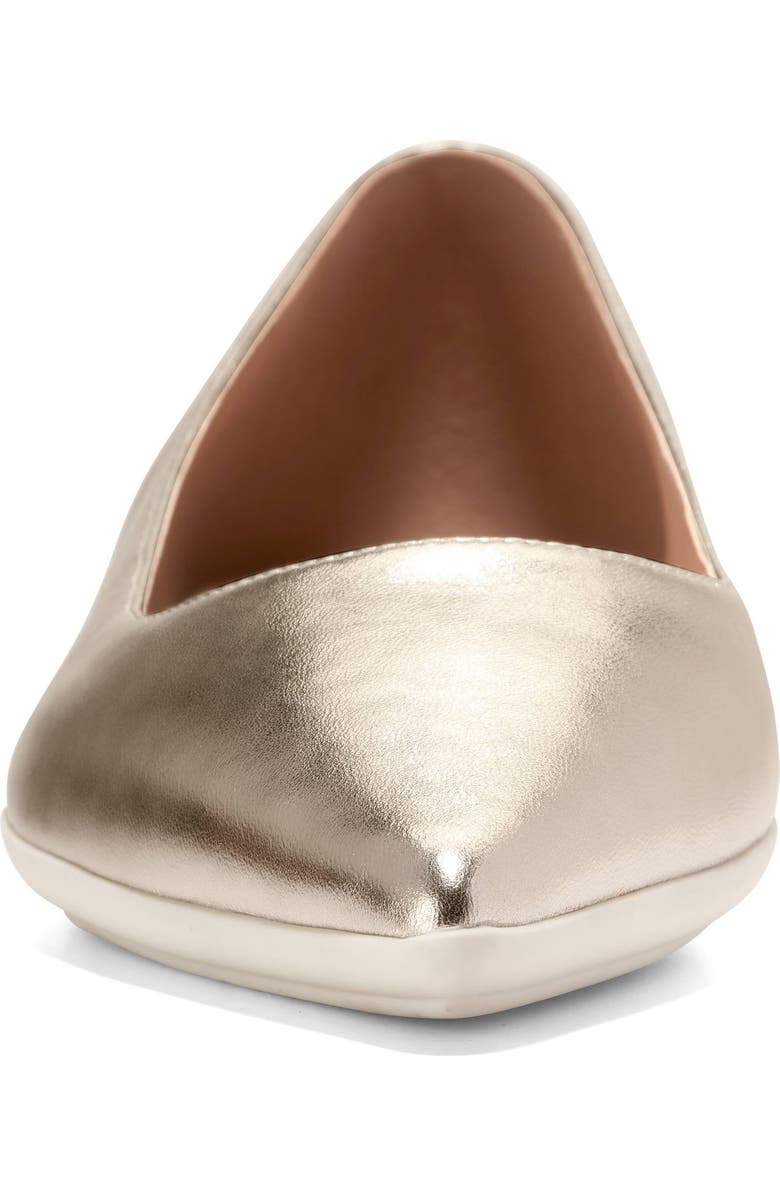 Cole Haan Grand Ambition 2.0 Ballet Flat, Alternate, color, Soft Gold Leather