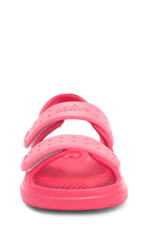 Native Shoes Chase Sugarlite Slingback Sandal In Popisicle Pink/flamingo Pink