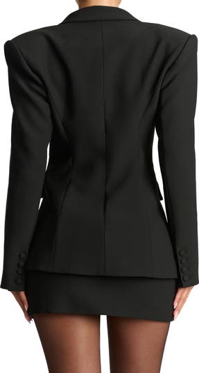 Megan Renee Structured Double Breasted Blazer