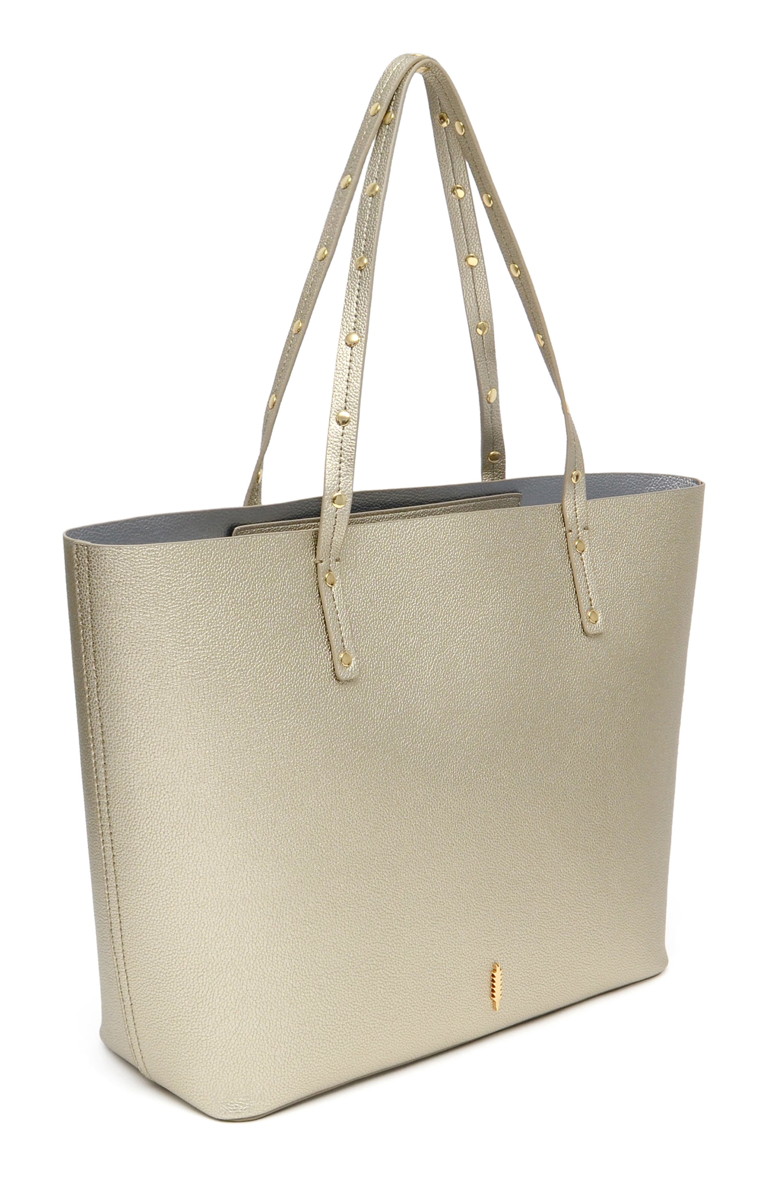 Thacker Fran Stud Leather Tote, Alternate, color, 