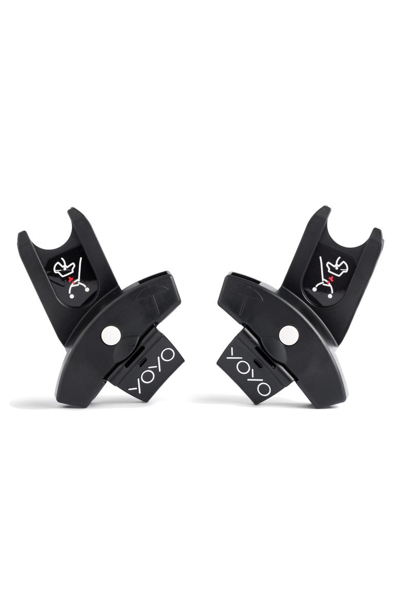 Stokke BABYZEN<sup>™</sup> Adapters for YOYO+ and YOYO² Stroller & CYBEX, nuna, Clek and Maxi-Cosi<sup>®</sup> Infant Car Seats, Main, color, Black