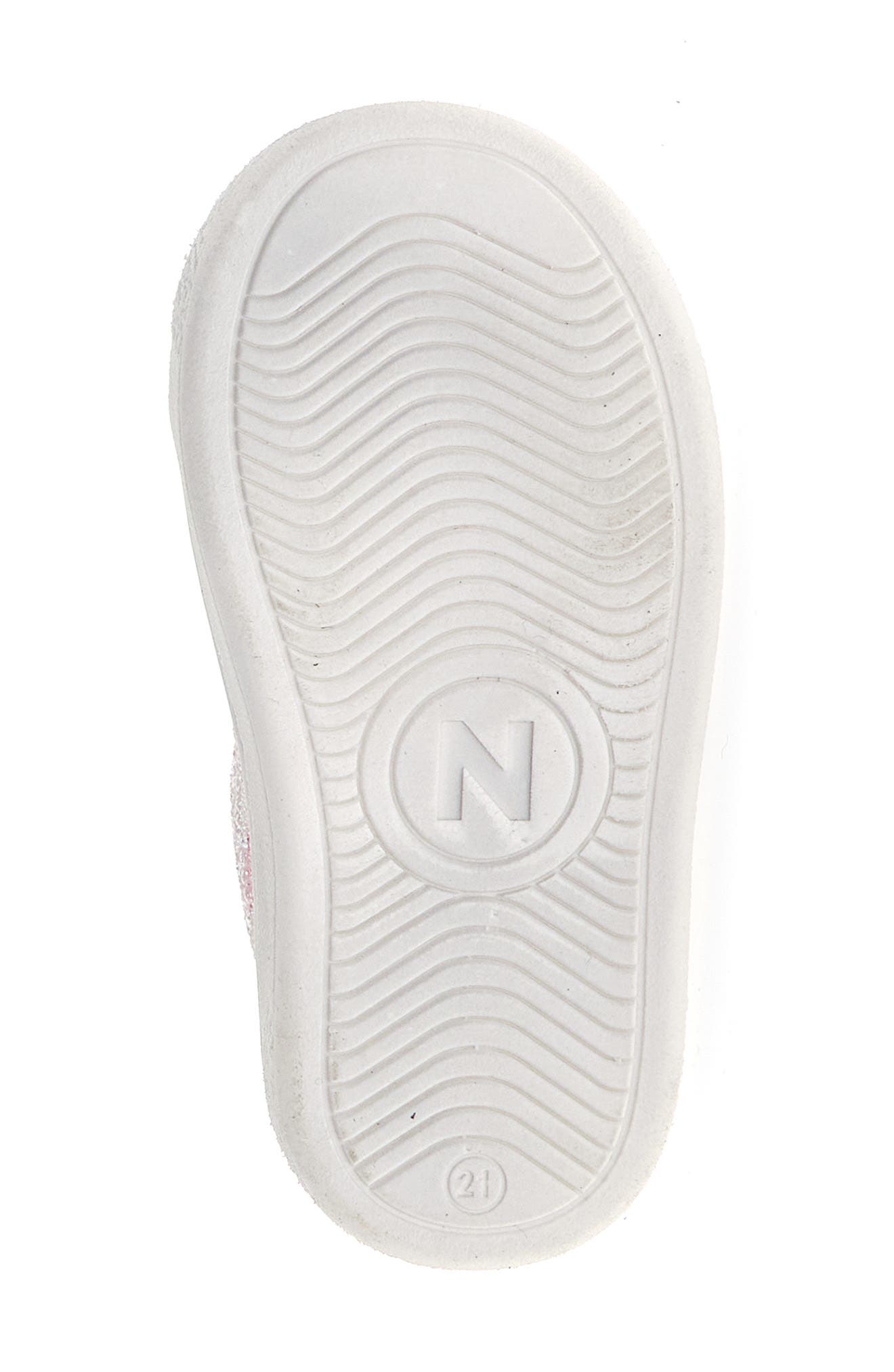 Naturino Kids' Pinn Sneaker, Alternate, color, White-Pink-Silver