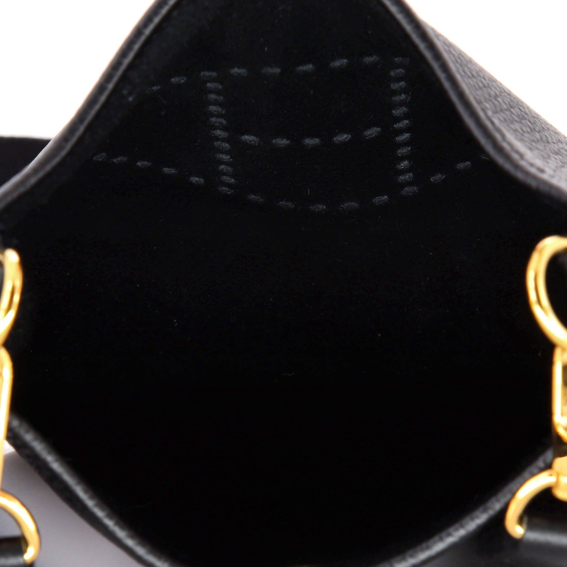 Pre-Owned Hermes Evelyne Bag Gen III Clemence TPM, Alternate, color, Noir