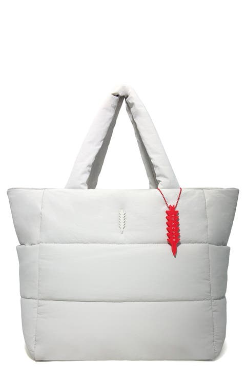Quinn Quilted Nylon Tote