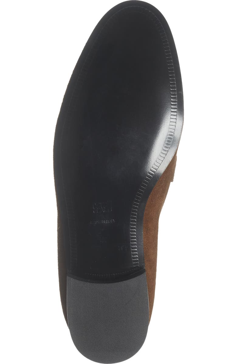 Roberto Cavalli Broadway Bit Loafer, Alternate, color, Suede Dark Brown