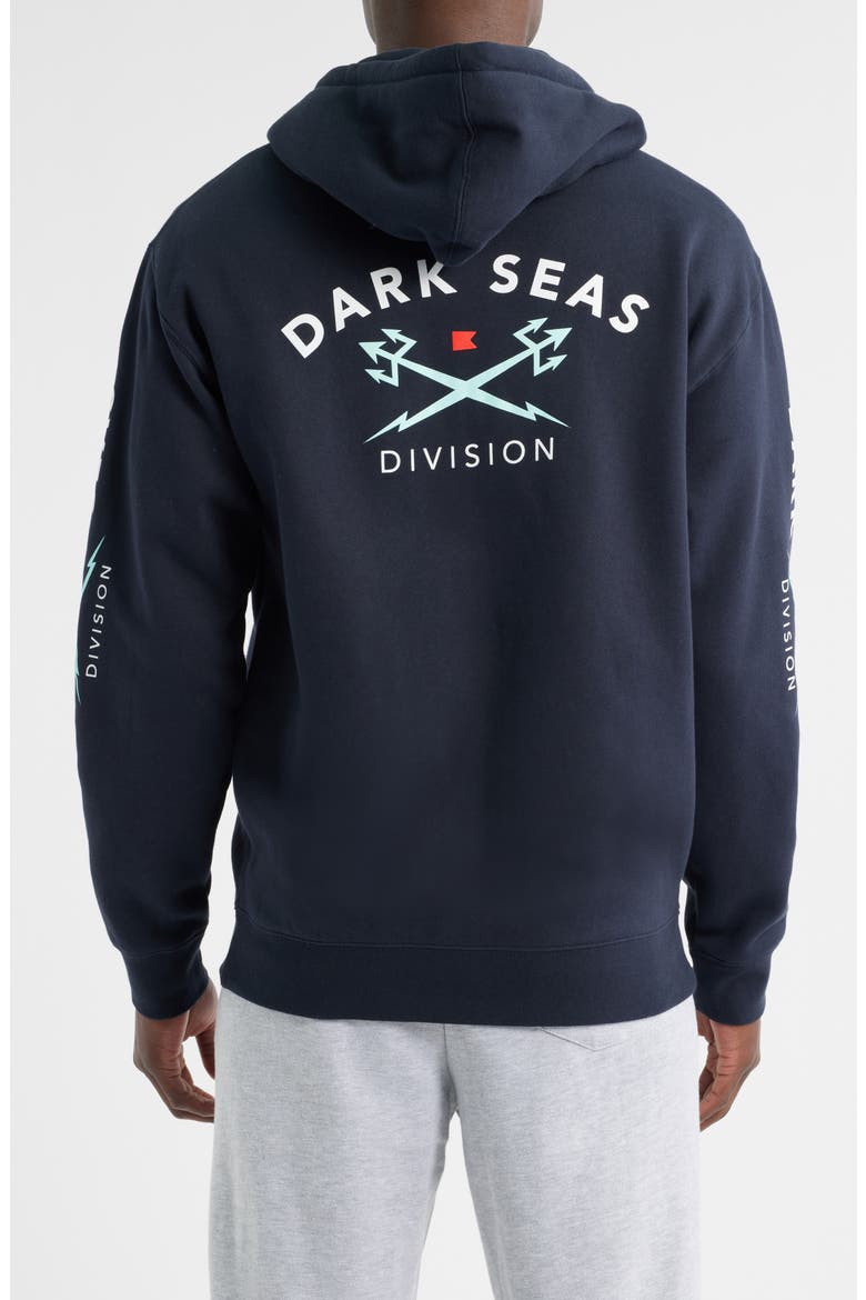 Headmaster III Zip Fleece Hoodie, Alternate, color, NAVY