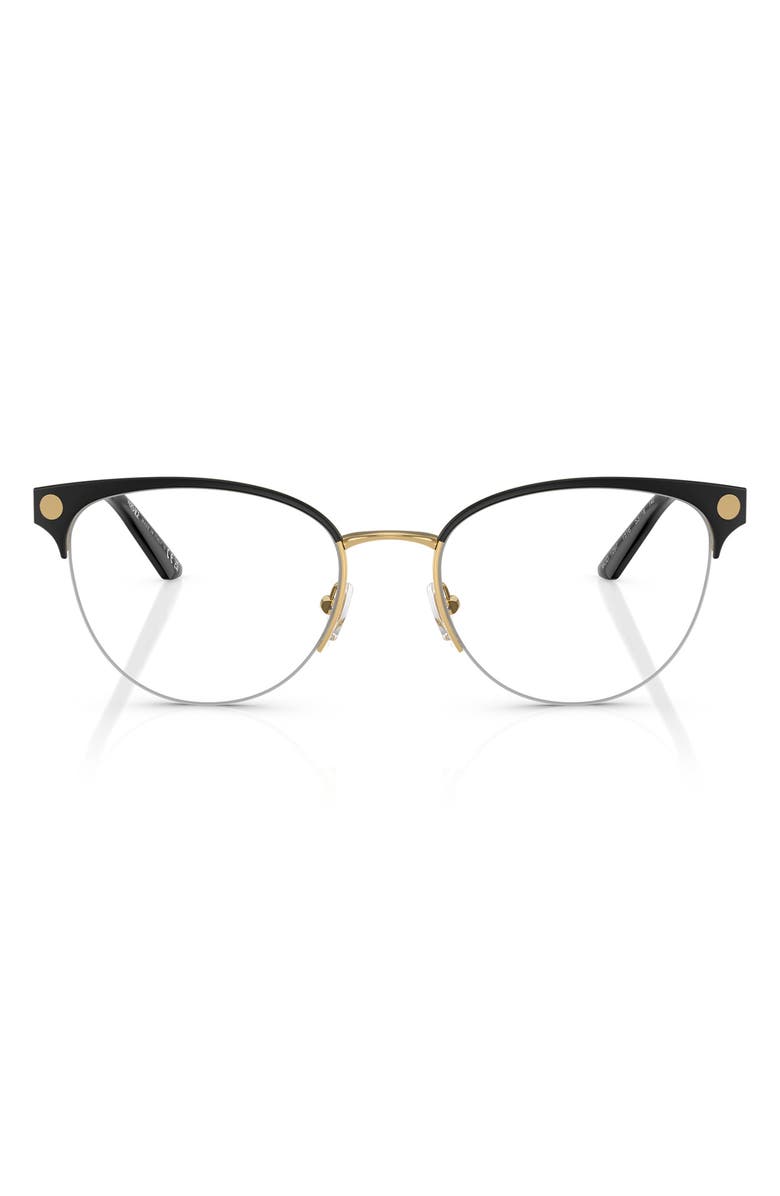 Versace 53mm Cat Eye Optical Glasses, Main, color,
