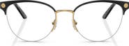 Versace 53mm Cat Eye Optical Glasses
