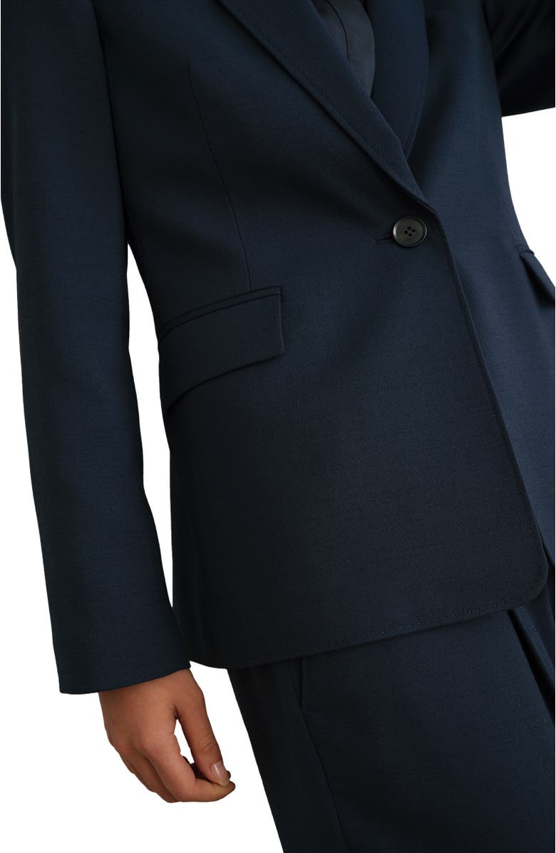 HOBBS LONDON Lauren Blazer, Alternate, color, Dark Slate Blue