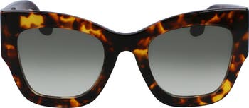 Victoria Beckham 51mm Women’s Butterfly Sunglasses in Dark Brown Horn New in Box Victoria Beckham 51mm Butterfly Sunglasses | Nordstromrack main image 4