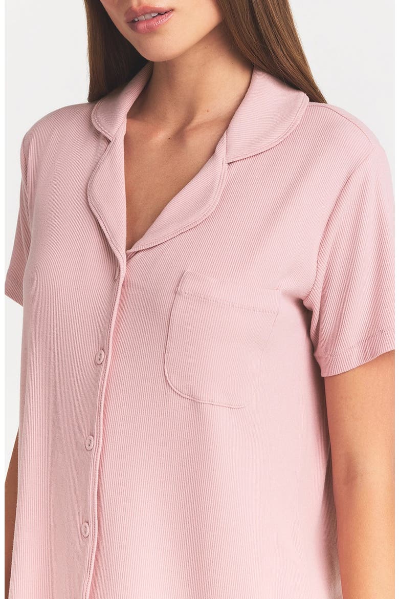 Soft Lounge Shortie Pajamas, Alternate, color, MORGANITE