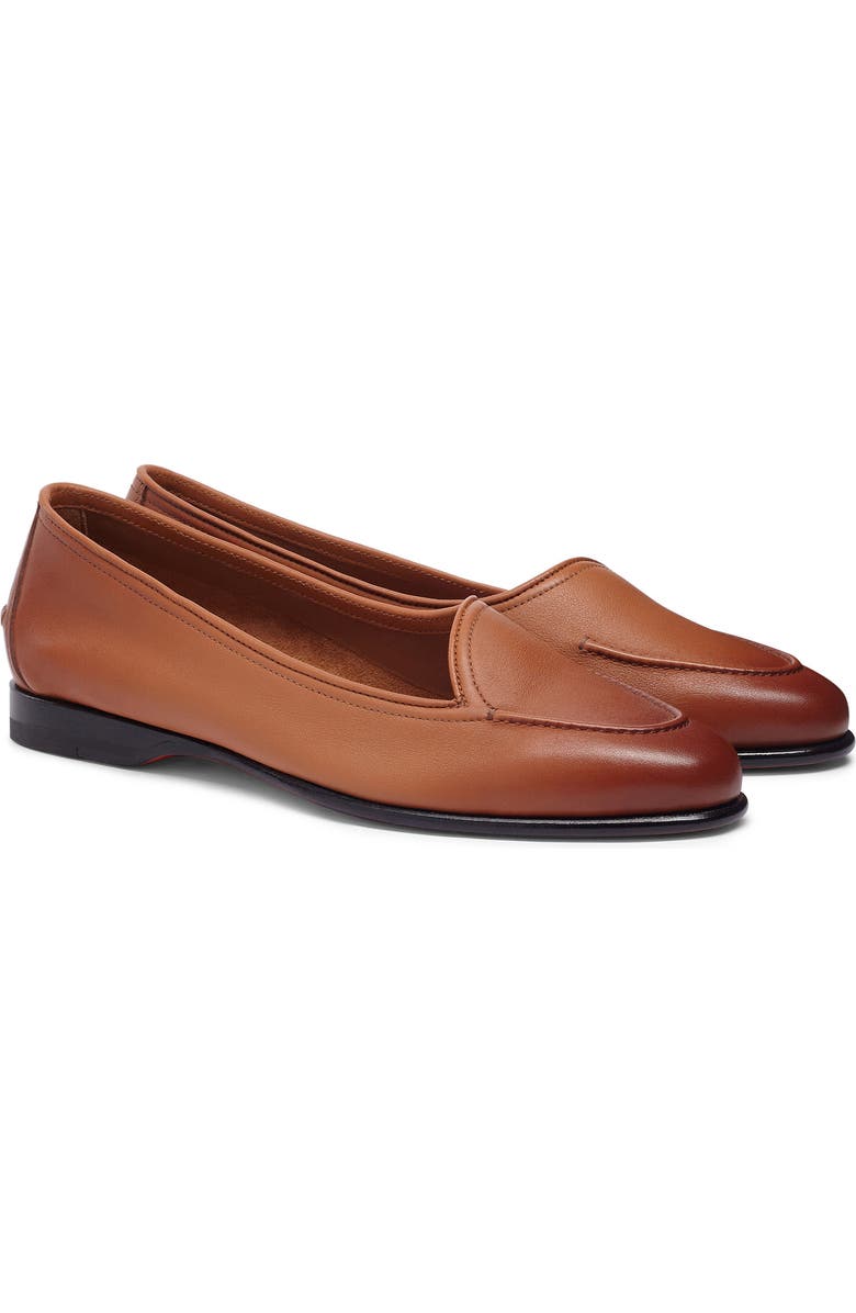 Santoni Women's leather Andrea loafer, Main, color,