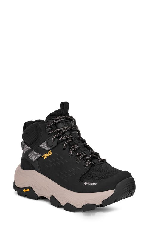 Teva Grandview Max Gore-tex® Waterproof Hiking Boot In Black