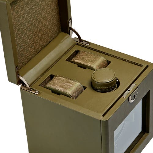 Wolf Earth Single Watch Winder In Olive
