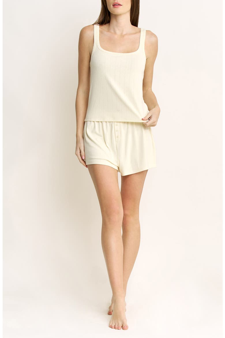 Blissful Pointelle Short Pajamas, Main, color, RAYS