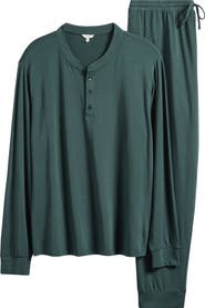 Eberjey Henry Stretch Tencel® Modal Long Pajamas