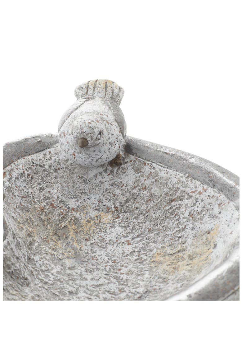 Country Polystone Bird Heart Bowl, Alternate, color, GRAY