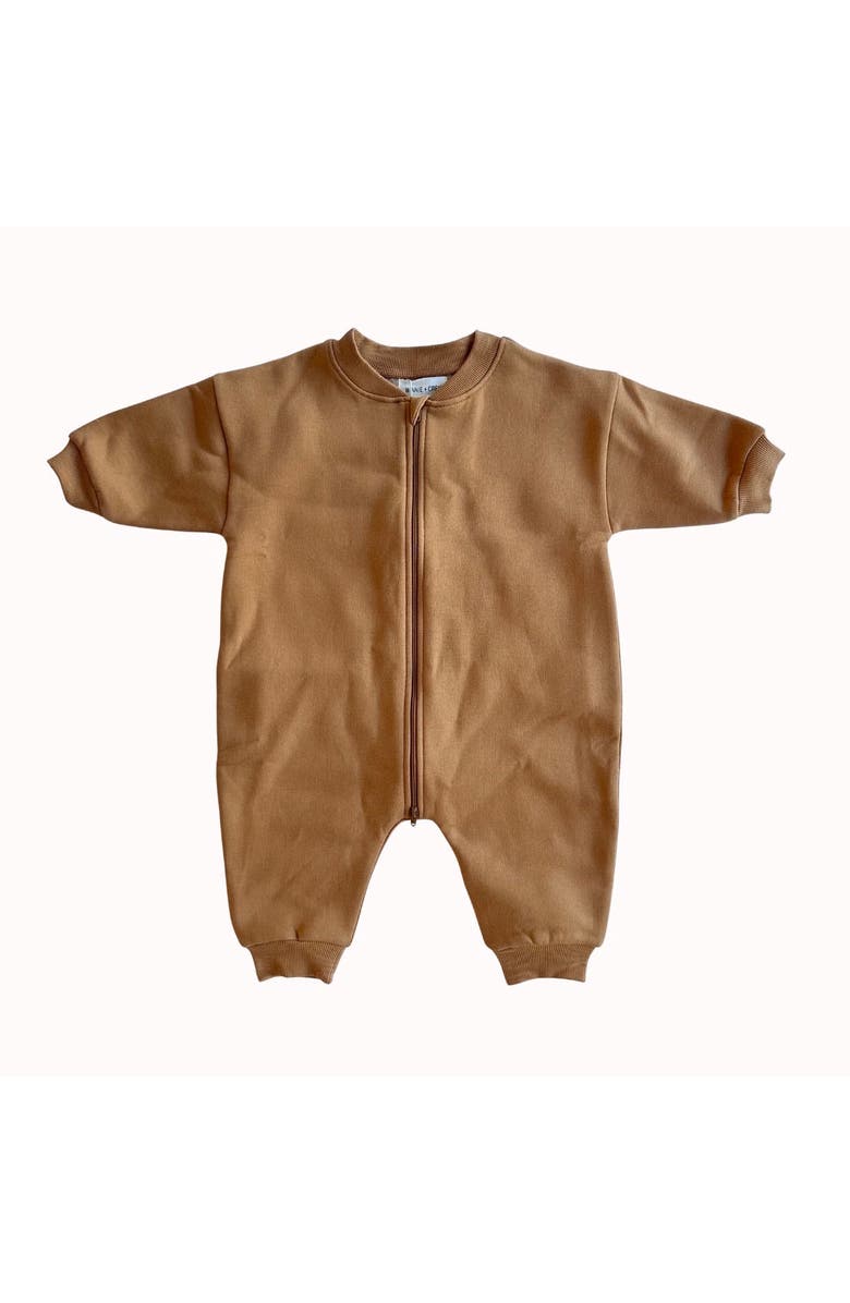 Winnie + Crew Danni Jumpsuit, Main, color, Brown Sugar