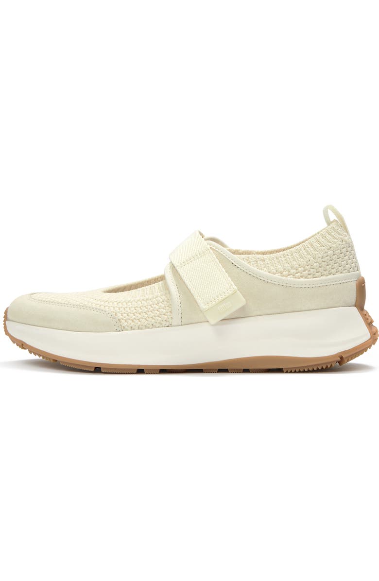 FitFlop F-Mode Flow Knit/S Mary Janes, Alternate, color, Cream
