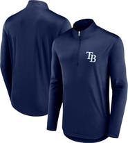 FANATICS Men's Fanatics Branded Navy Tampa Bay Rays Quarterback Quarter-Zip Top
