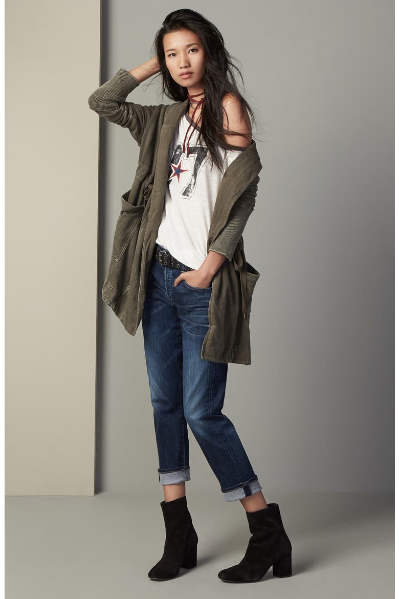 Emerson Slim Boyfriend Jeans, Alternate, color, BLUE RIDGE