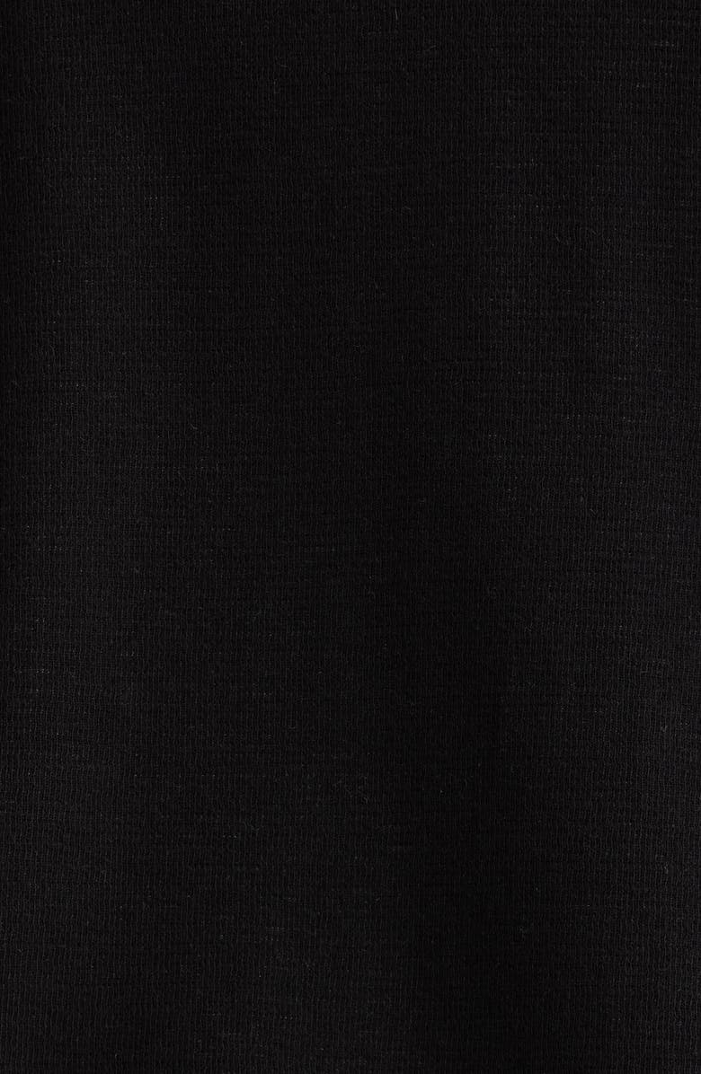 Eileen Fisher Button Front Organic Cotton Jacket, Alternate, color, Black
